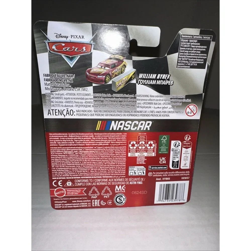 2024 DISNEY/PIXAR CARS NASCAR‎ WILLIAM BYREV 24 SHIFTY DRUG